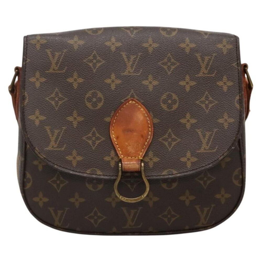 Authentic LOUIS VUITTON Monogram Saint Cloud GM Shoulder Bag M51242 LV - Picture 5 of 16
